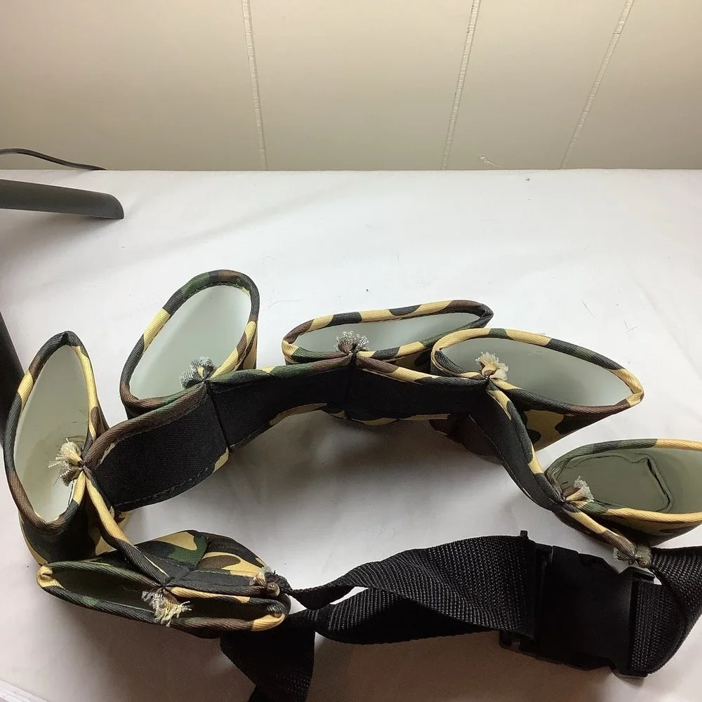 Woodland Camo 6+1 Pod Harness for Paintball Gear